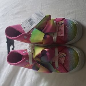 Size 1 rainbow Jojo Siwa shoes